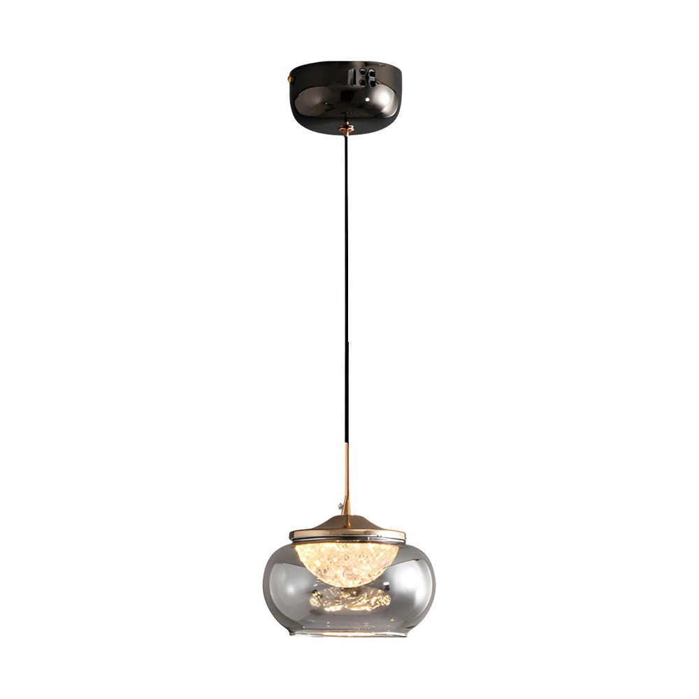 Candy Jar Mini Pendant — Smoky Glass and Acrylic, LED, 3-Step Dimming, 3000K/4500K/6000K