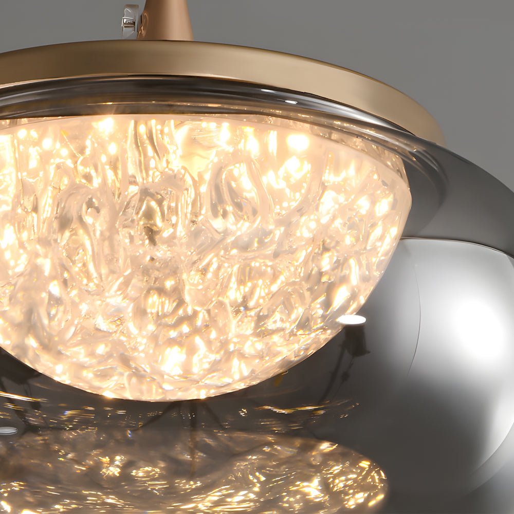 Candy Jar Mini Pendant — Smoky Glass and Acrylic, LED, 3-Step Dimming, 3000K/4500K/6000K