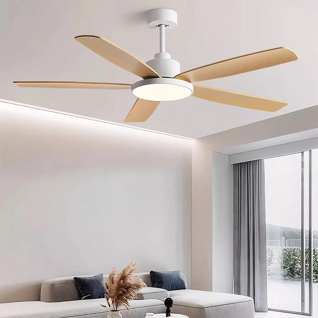 Nordic Style Chandelier Ceiling Fan with 5 Lights Luxe