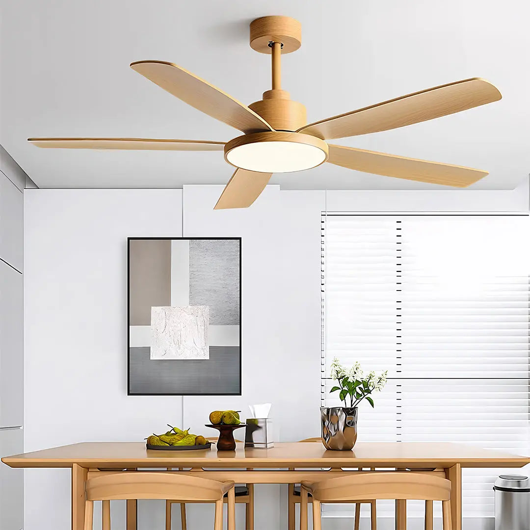 Nordic Style Chandelier Ceiling Fan with 5 Lights Luxe