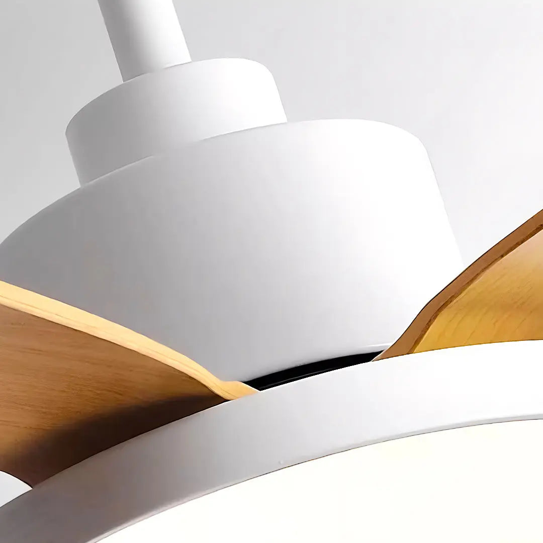 Nordic Style Chandelier Ceiling Fan with 5 Lights Luxe
