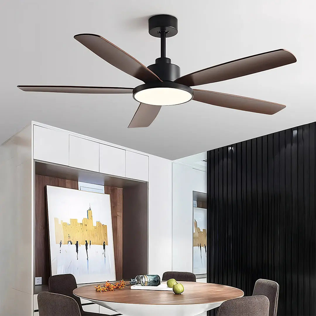 Nordic Style Chandelier Ceiling Fan with 5 Lights Luxe