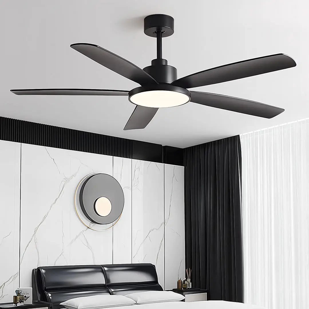 Nordic Style Chandelier Ceiling Fan with 5 Lights Luxe