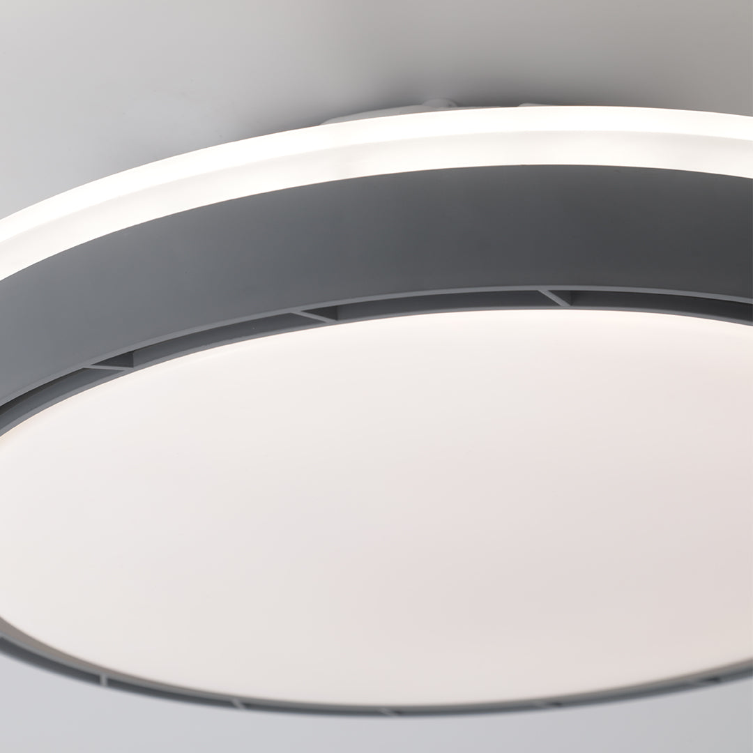 Dimmable French Retro Ceiling Light with Concealed Fan Hardware