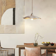 cement wavy pendant light japanese design 1 light