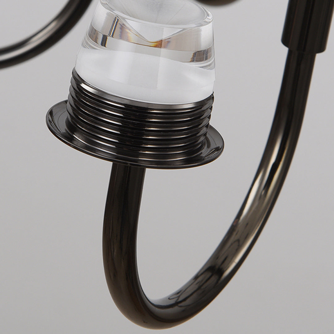 Branch Chandelier — Glass, 6/8/10-Light, Multi-Layer, Tri-Color Dimming, Adjustable Height