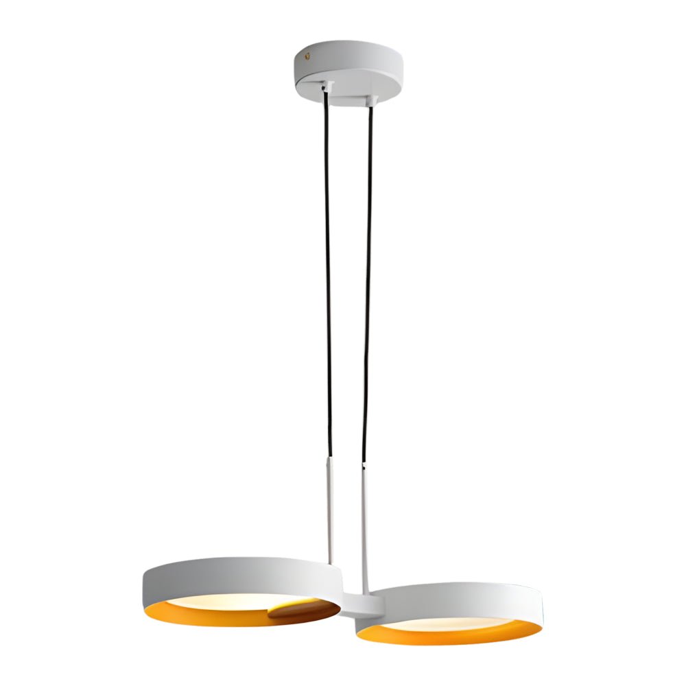 chandelier with 1 to 9 light guide ring options