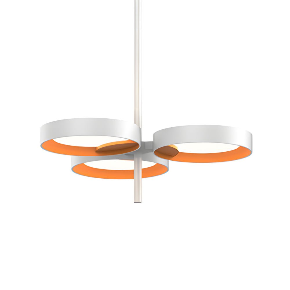 chandelier with 1 to 9 light guide ring options