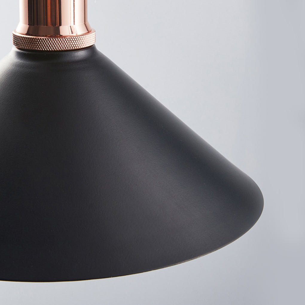 classic conical led solar pendant lights waterproof hanging garden lights