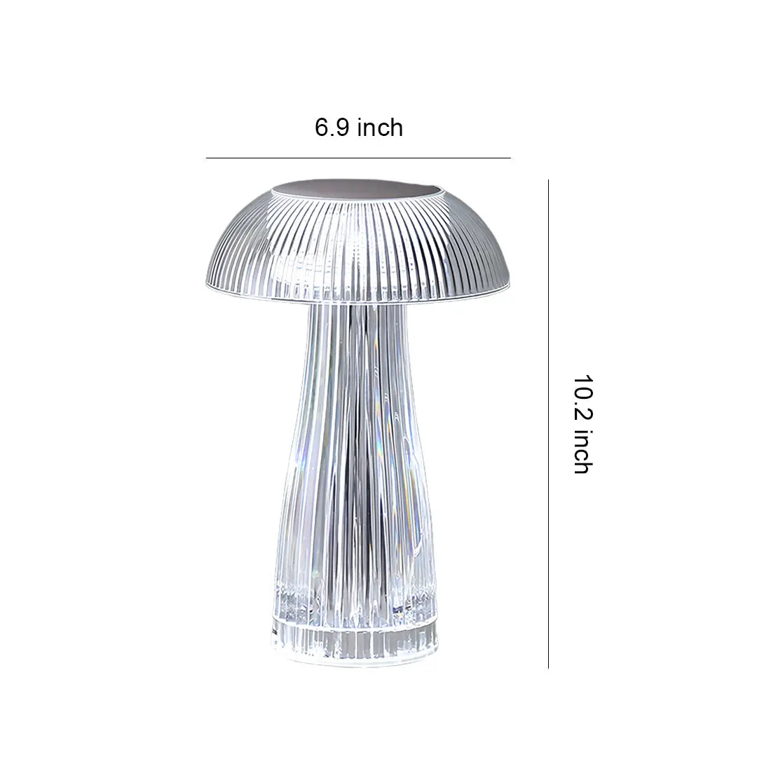 Transparent Acrylic Table Lamps - Clear, Portable, and Decorative Luxe