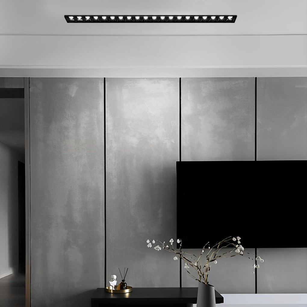 Frameless Linear Recessed LED Downlight — Aluminum, Anti-Glare, 5W / 10W / 20W, Warm & Neutral