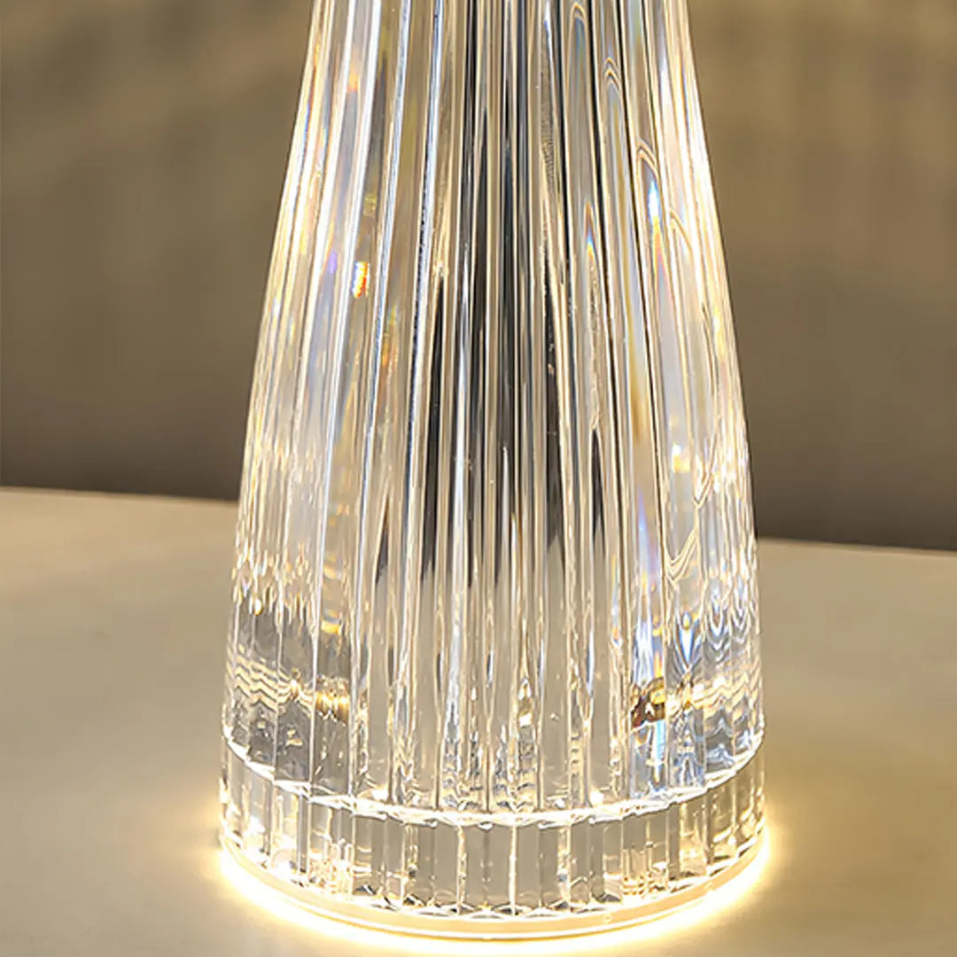 Transparent Acrylic Table Lamps - Clear, Portable, and Decorative Luxe