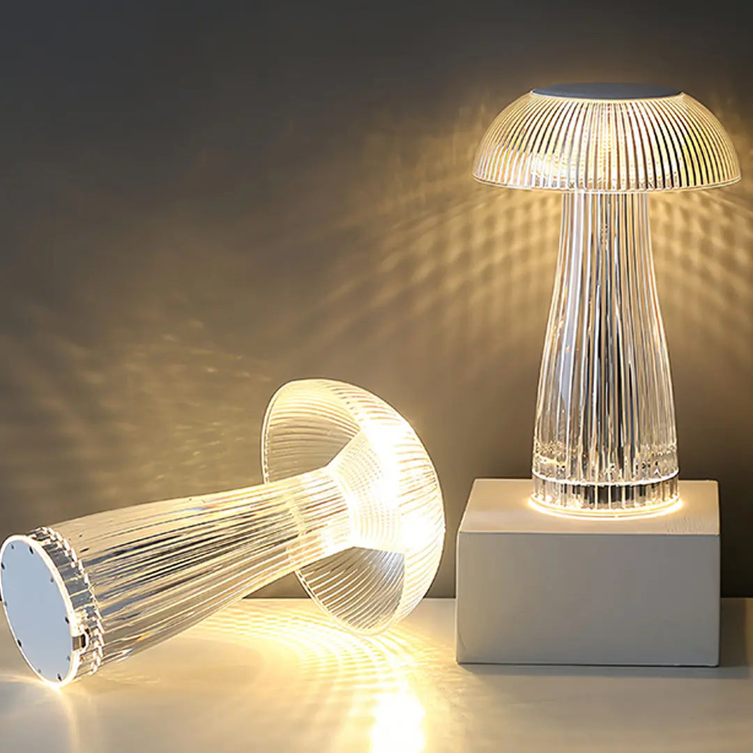 Transparent Acrylic Table Lamps - Clear, Portable, and Decorative Luxe