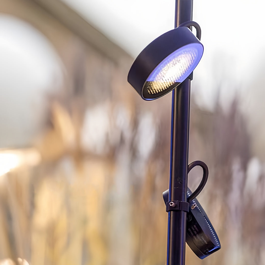 Black Minimalist Outdoor Path Light — Aluminum & Glass, Hardwired LED, 5W/10W, IP65, Ground Stake or Base Mount