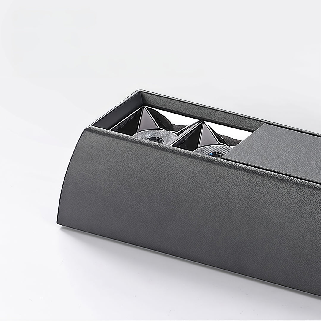 Square Surface-Mount Downlight — Aluminum & Acrylic, LED, 4/6/10-Head, 20W–40W, 3000K/4000K/6000K