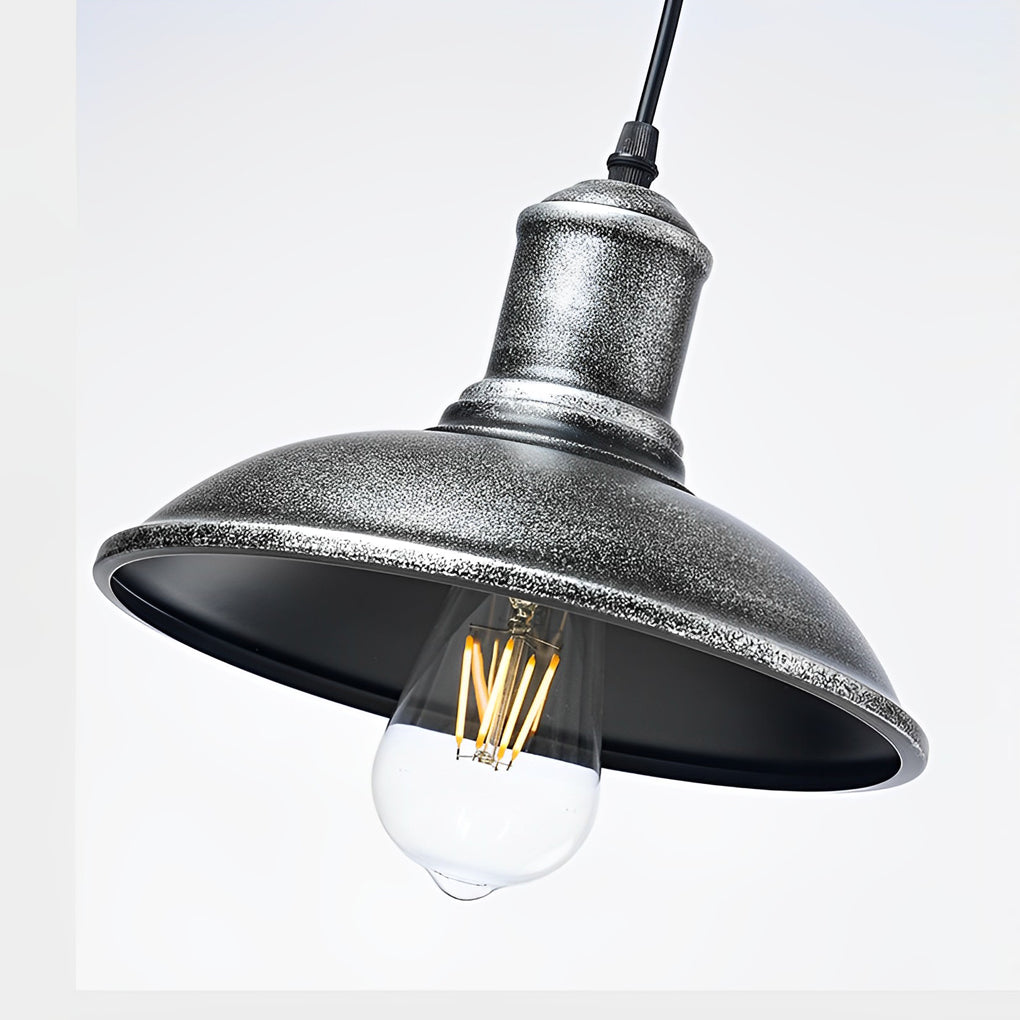 Industrial Retro Outdoor Hanging Light — Iron, Bronze Finish, E27 LED, IP65 Weatherproof, 9.45"