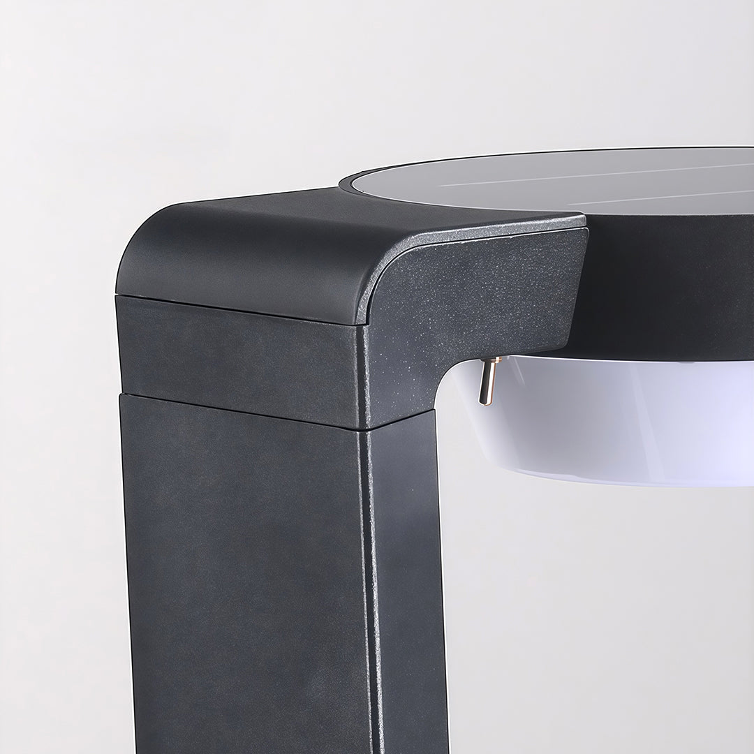 Modern Aluminum LED Path Light — Solar or Hardwired, IP54, Dusk-to-Dawn, 15.7" or 23.6"