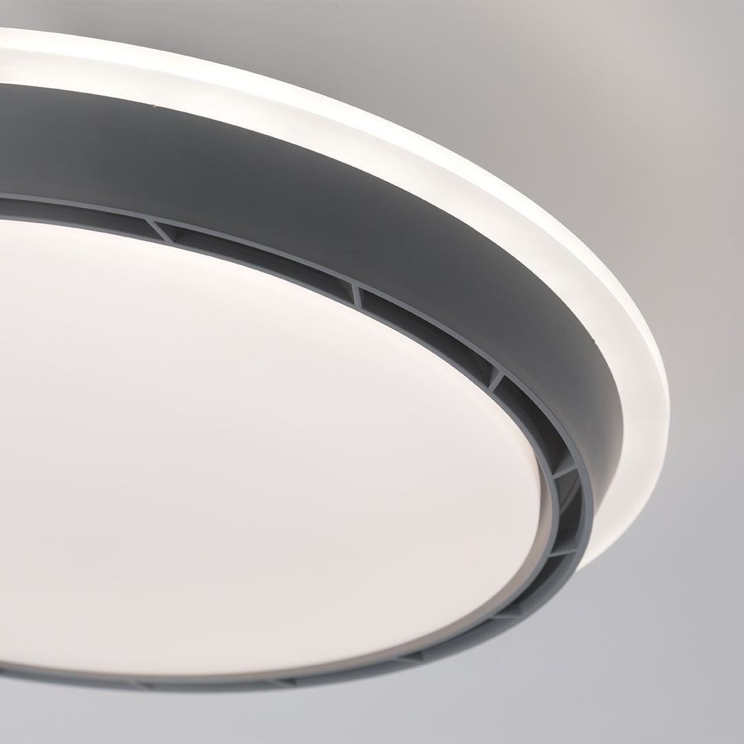 Dimmable French Retro Ceiling Light with Concealed Fan Hardware