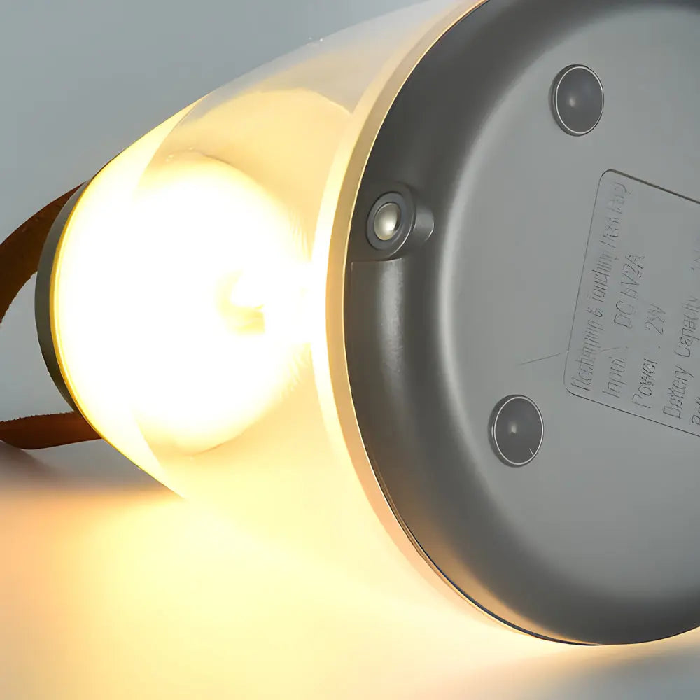 Spiral LED Portable Outdoor Table Lamp - Battery Powered and Easy to Carry Luxe