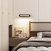 Rotatable Linear LED Wall Sconce — Black Aluminum, Acrylic Shade, 12W/18W/30W, 3000K/4000K/6000K