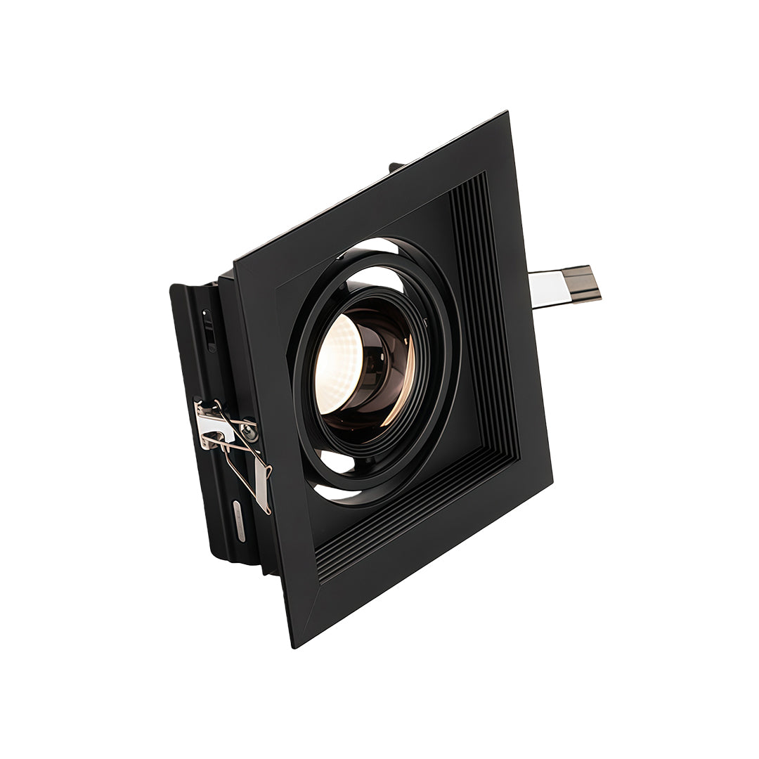 Anti-Glare LED Recessed Spotlight — Aluminum, Ra98 CRI, 24° Beam, 3000K / 4000K / 6000K, Single / Double / Triple-Head