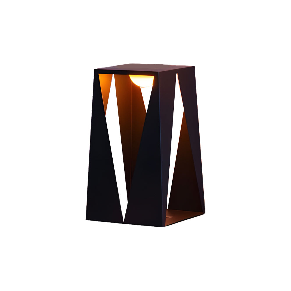Minimalist Outdoor Bollard Light — Stainless Steel & Acrylic, LED 3000K, IP65, Solar or Hardwired, 19.7" / 29.9" / 50"