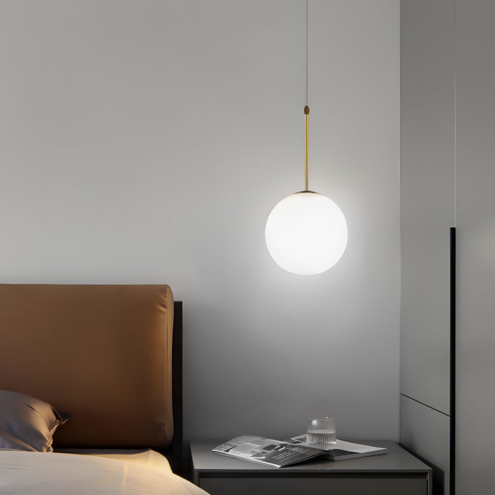 contemporary 13 light white glass globe pendant light for island in gold finish
