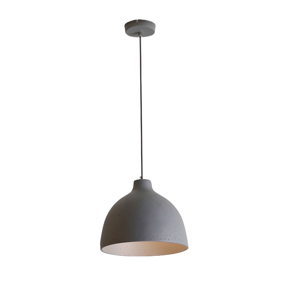 contemporary adjustable pendant lamp with resin bowl
