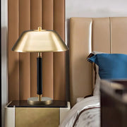 Contemporary Black Metal and Brass Table Lamp for Your Living Room Luxe