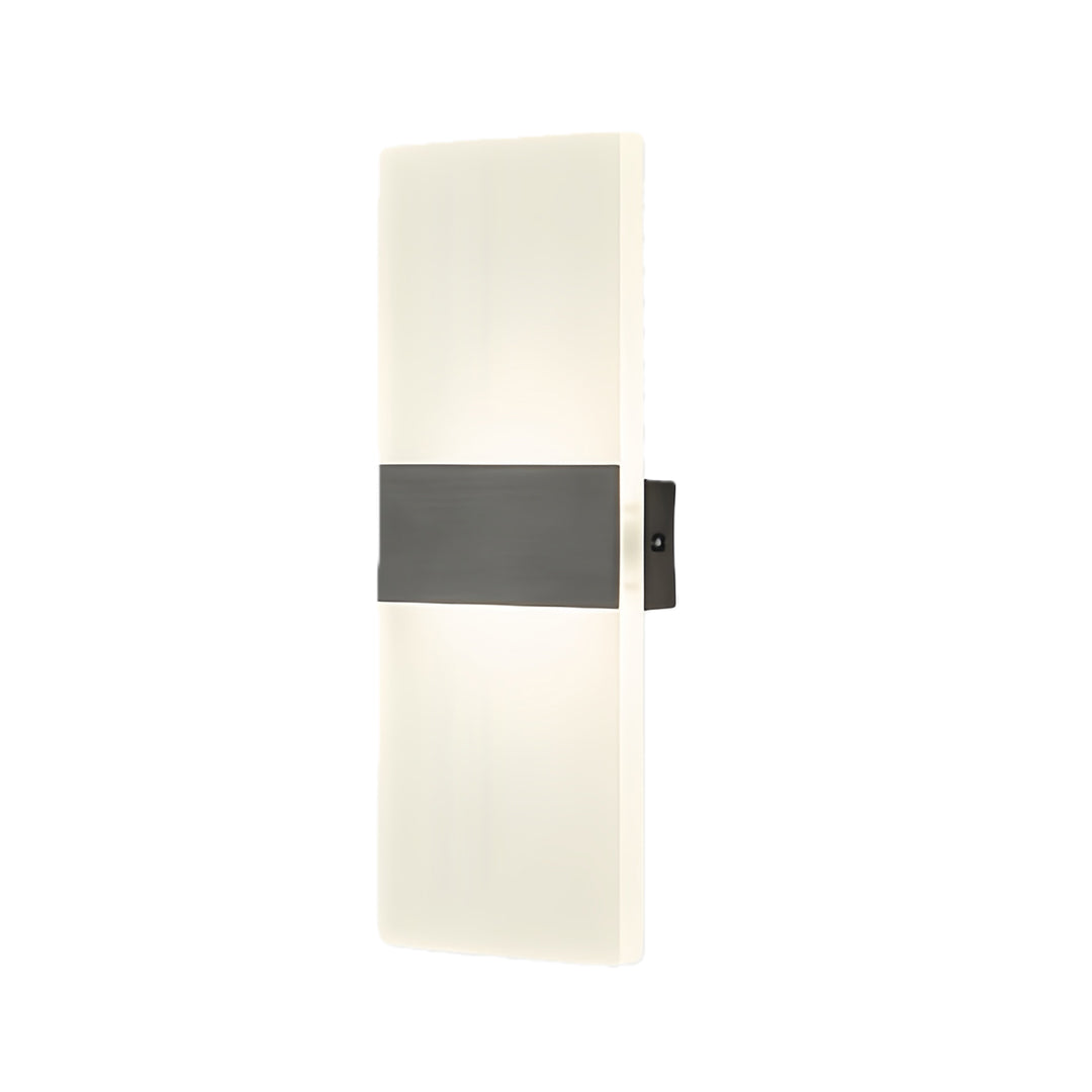 Minimalist Brass Wall Sconce — Full-Copper, Integrated LED, 4W, 4000K, Acrylic Shade, Black/Gold or Copper Finish