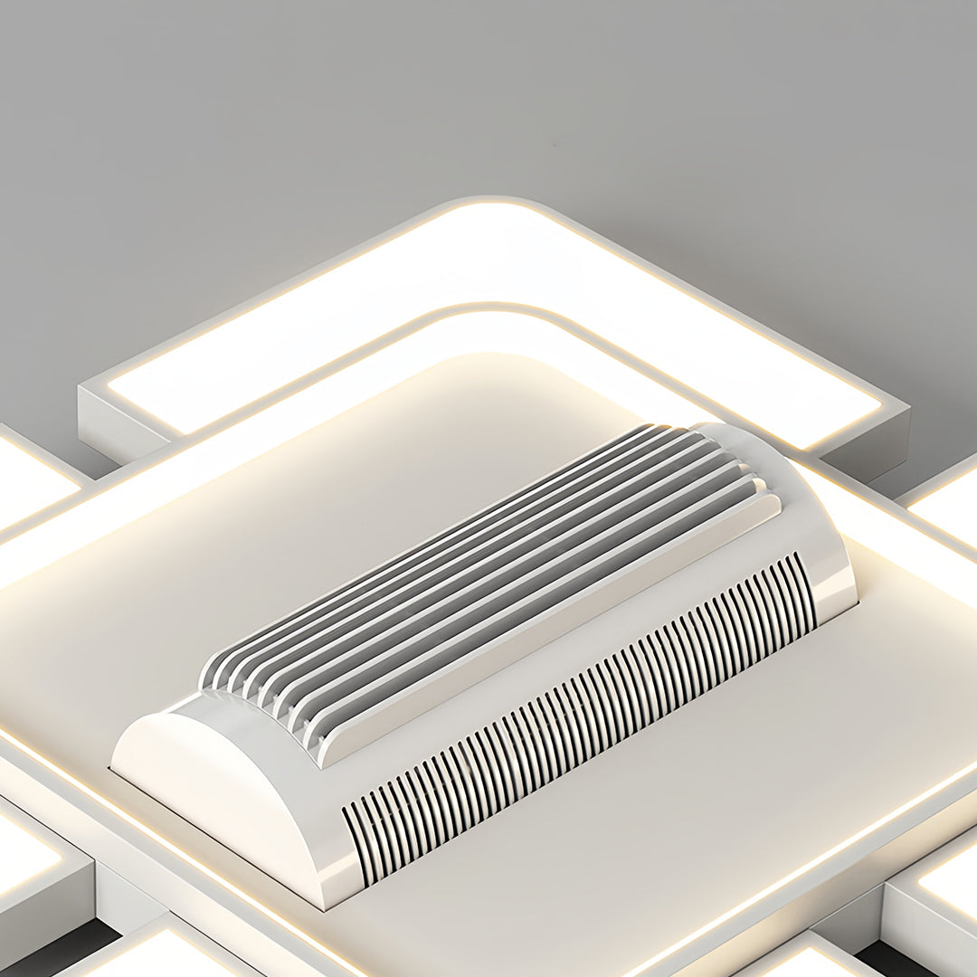 Full Spectrum LED Bladeless Ceiling Fan with Integrated Light