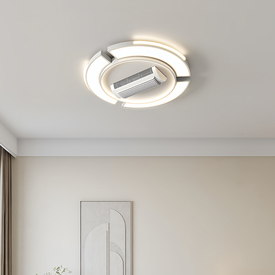 Full Spectrum LED Bladeless Ceiling Fan with Integrated Light