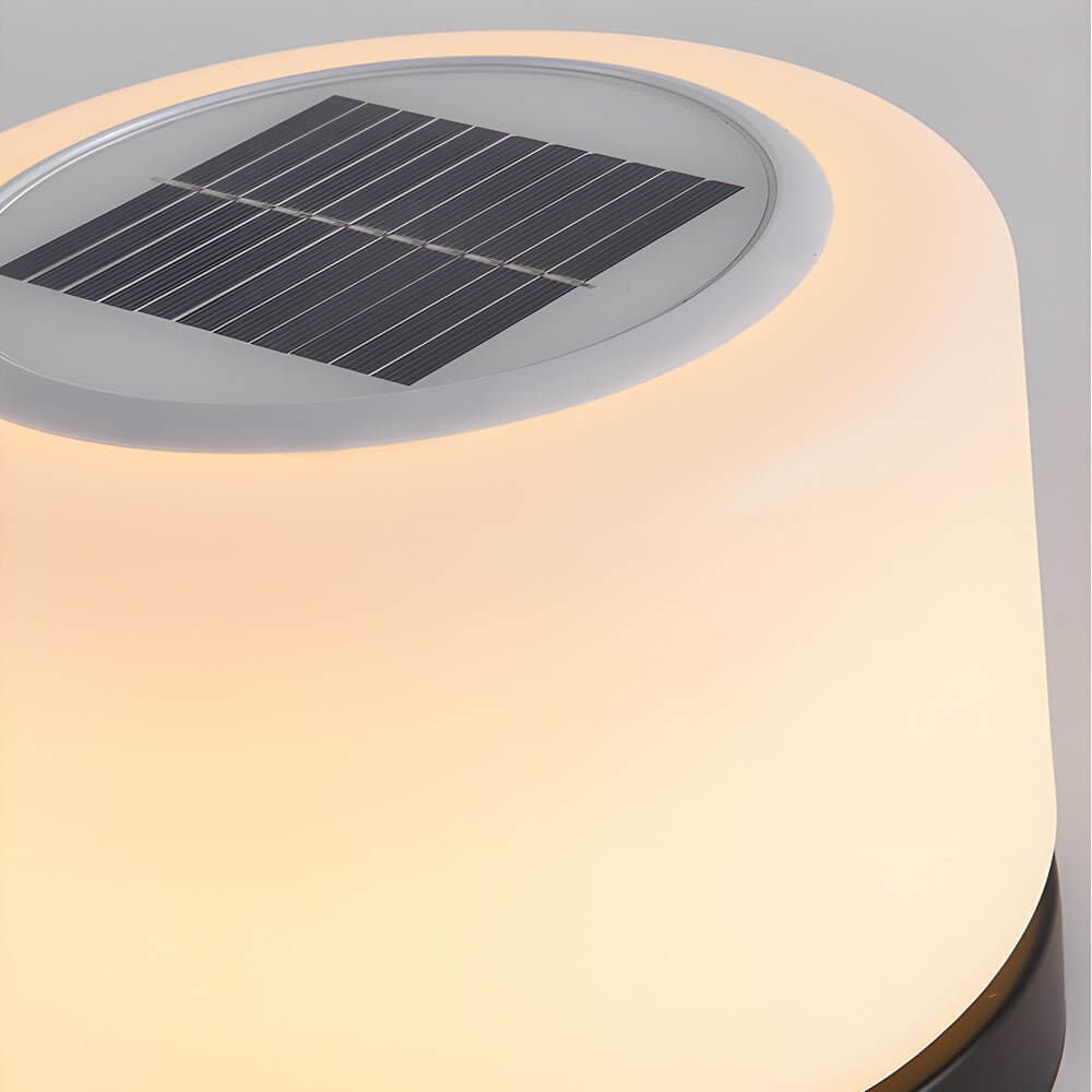 contemporary dimmable cylindrical led post lamp with 360 illumination for pillar tops