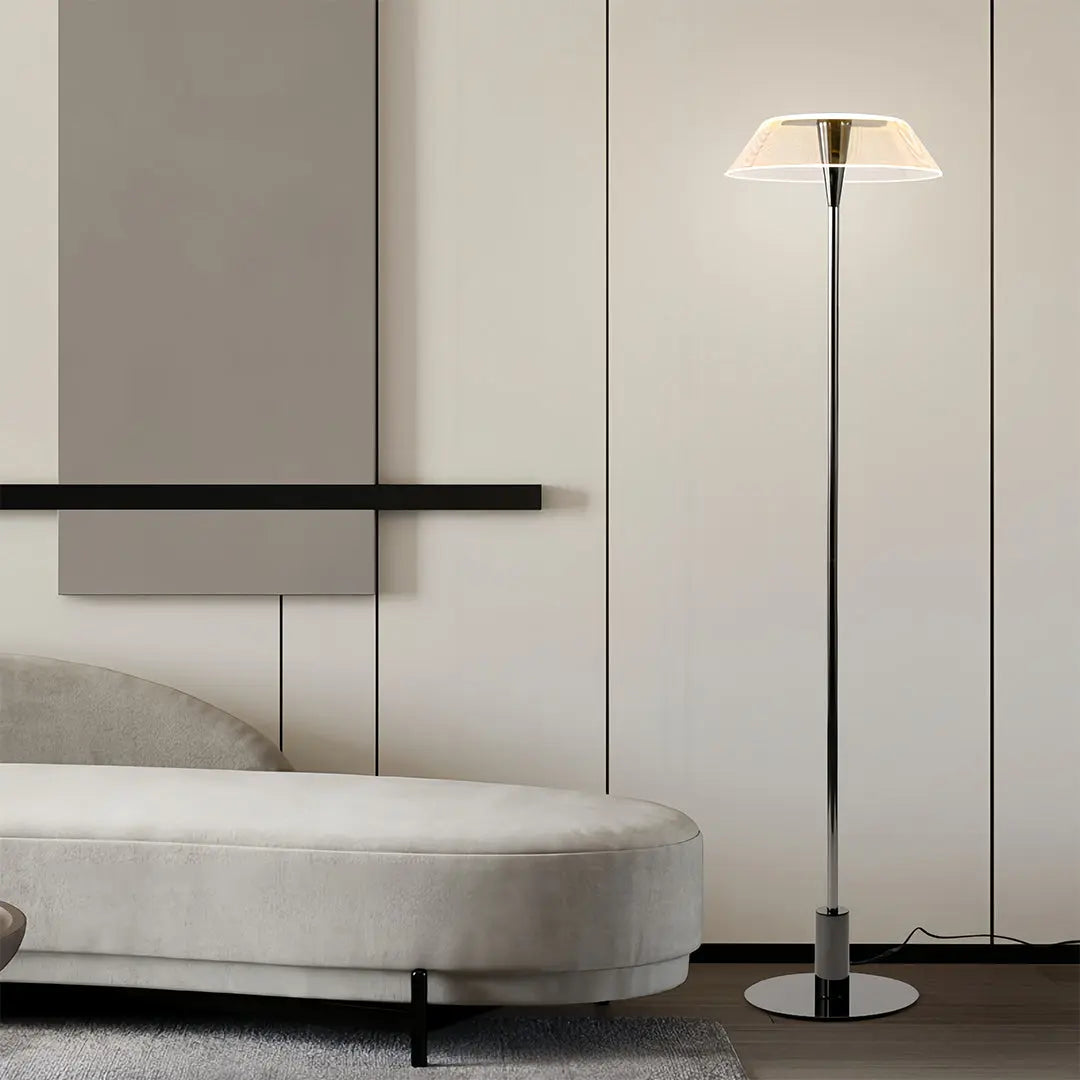 Contemporary Slimline Standing Lamps - Minimalist Craft Floor Lamp Luxe