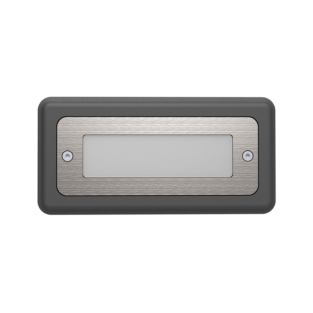 Minimalist Recessed Step Lights — Stainless Steel & Aluminum, OSRAM LED, 3W/5W, 3000K, IP65 Weatherproof