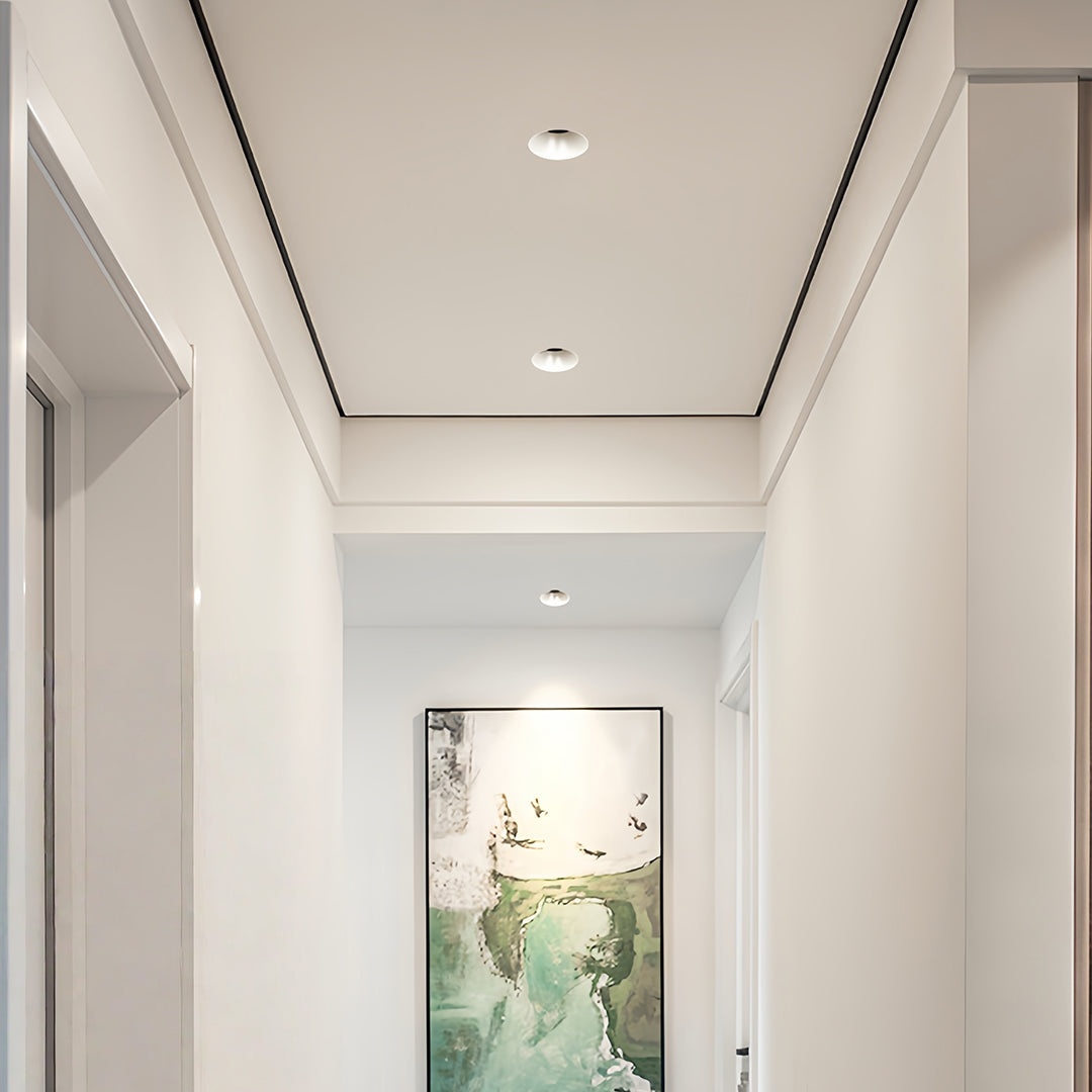 Deep Anti-Glare Recessed LED Spotlight — Aluminum, 7W / 12W / 15W, 3000K or 4000K, Ra98