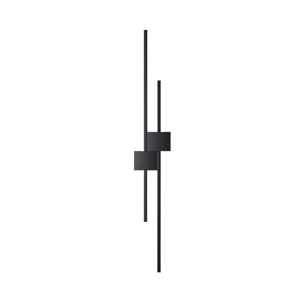 contemporary iron led linear lights for horizontal and vertical wall mounting
