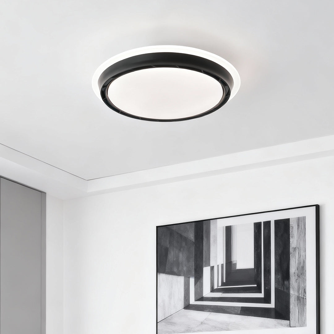 Dimmable French Retro Ceiling Light with Concealed Fan Hardware