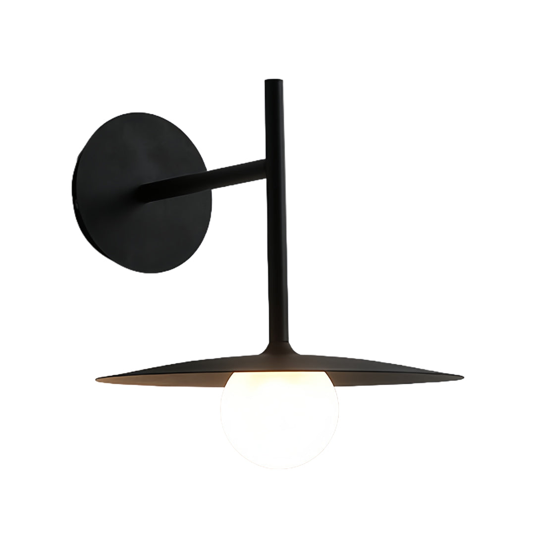 Modern Industrial Swing-Arm Wall Sconce — Frosted Glass, G9 LED, 12W Hardwired, Fixed or Adjustable