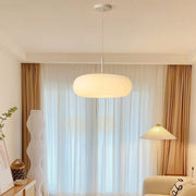 Minimalist Contemporary LED Pendant — Iron, PE Shade, 20/35/50cm, 12–36W, 3-Step Dimming, Pendant or Ceiling-Mount