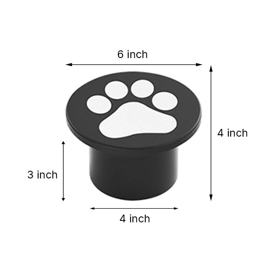 contemporary led recessed lights with cat paw print design for decks and gardens