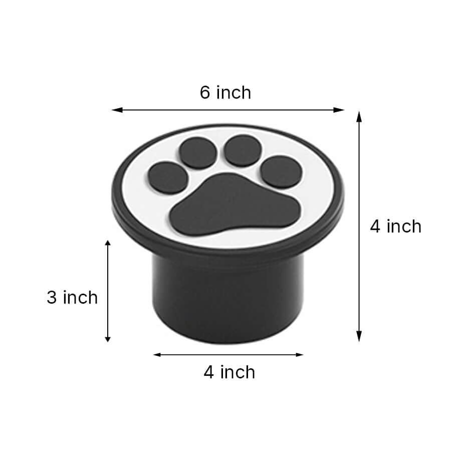 contemporary led recessed lights with cat paw print design for decks and gardens