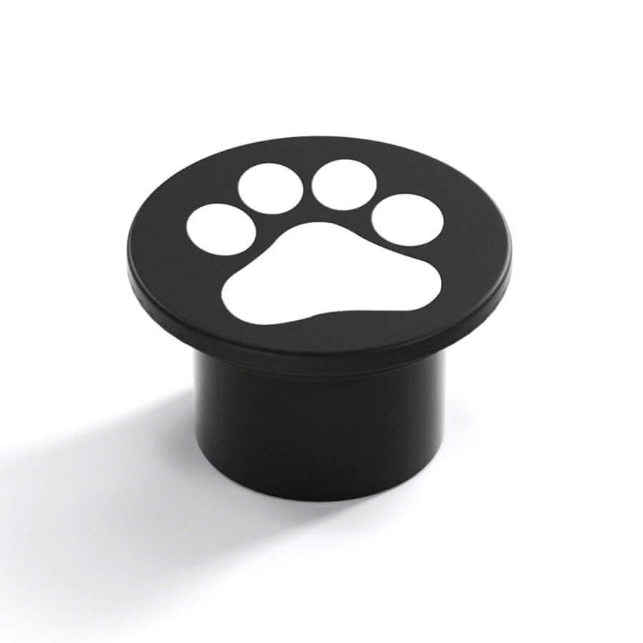 contemporary led recessed lights with cat paw print design for decks and gardens