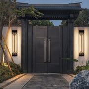 Linear Outdoor Wall Sconce — Stainless Steel, LED, IP54, 19" / 24" / 35"