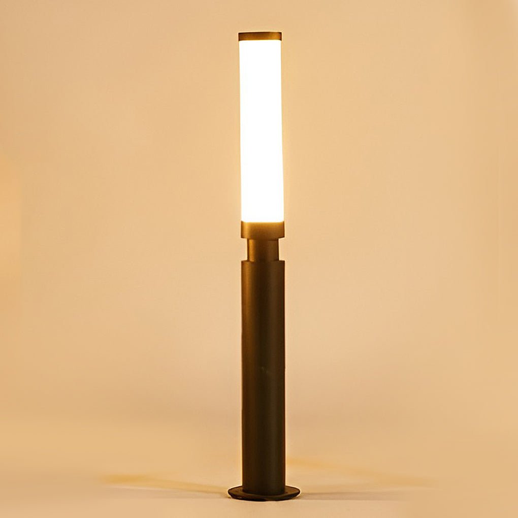 contemporary led waterproof bollard lights for outdoor gardens and pathways