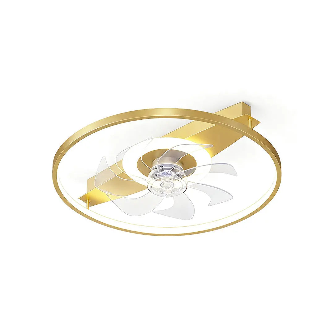 Ultra-Quiet LED Ceiling Fan with Light - Minimalist Design Luxe