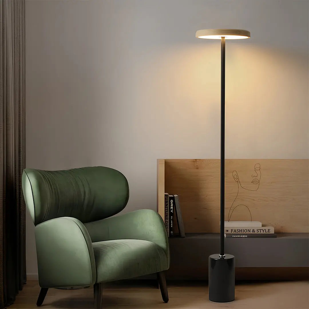Modern Dimmable LED Minimalist Standing Uplight Floor Lamp Luxe