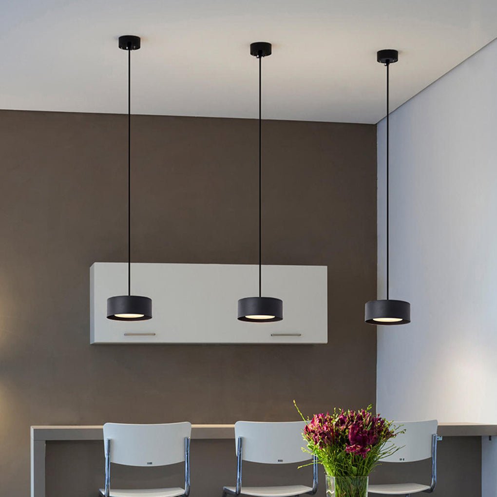 contemporary minimalist round iron chandelier for living room dining room and cafe