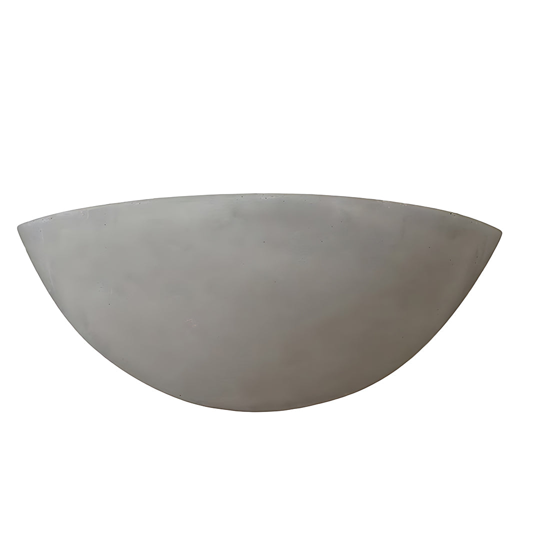 Minimalist Cement Wall Sconce — Up-Light, E14, 12W, 3-Step Dimming (3000K/4000K/6000K), Multiple Shapes