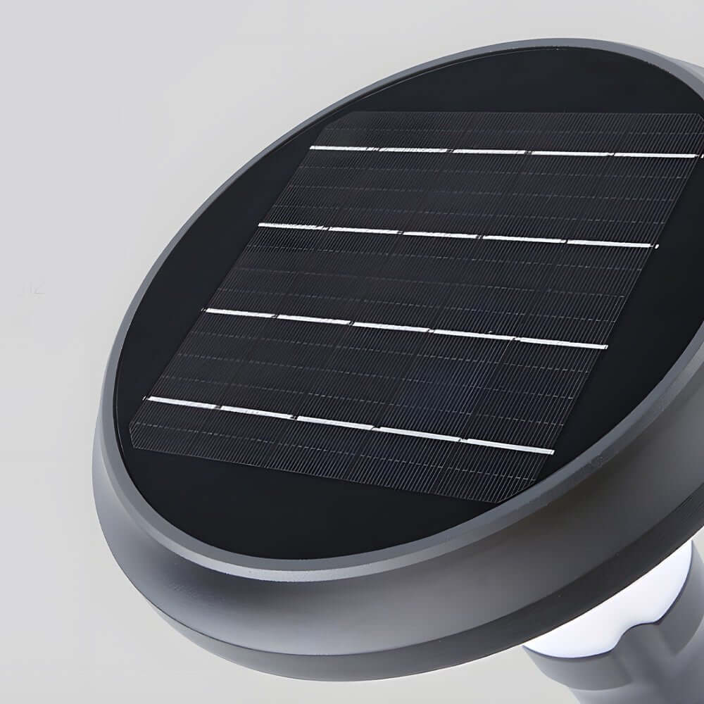 contemporary outdoor path lighting sleek black solar led lawn light